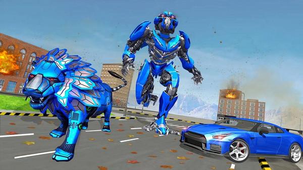 狮子变形机器人游戏