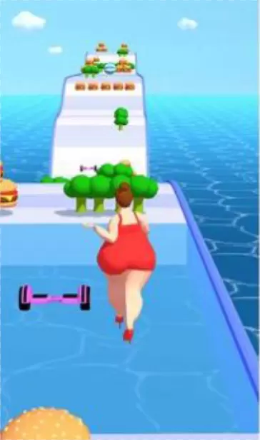 胖子赛跑