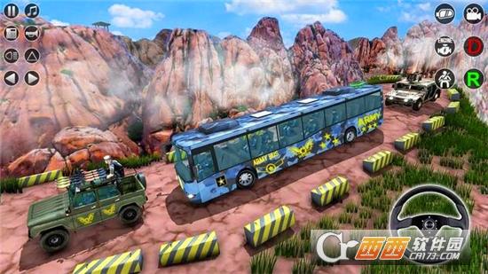陆军巴士运输车Army Bus Transporter Simulator 2020游戏