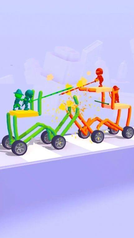 画军队战车游戏